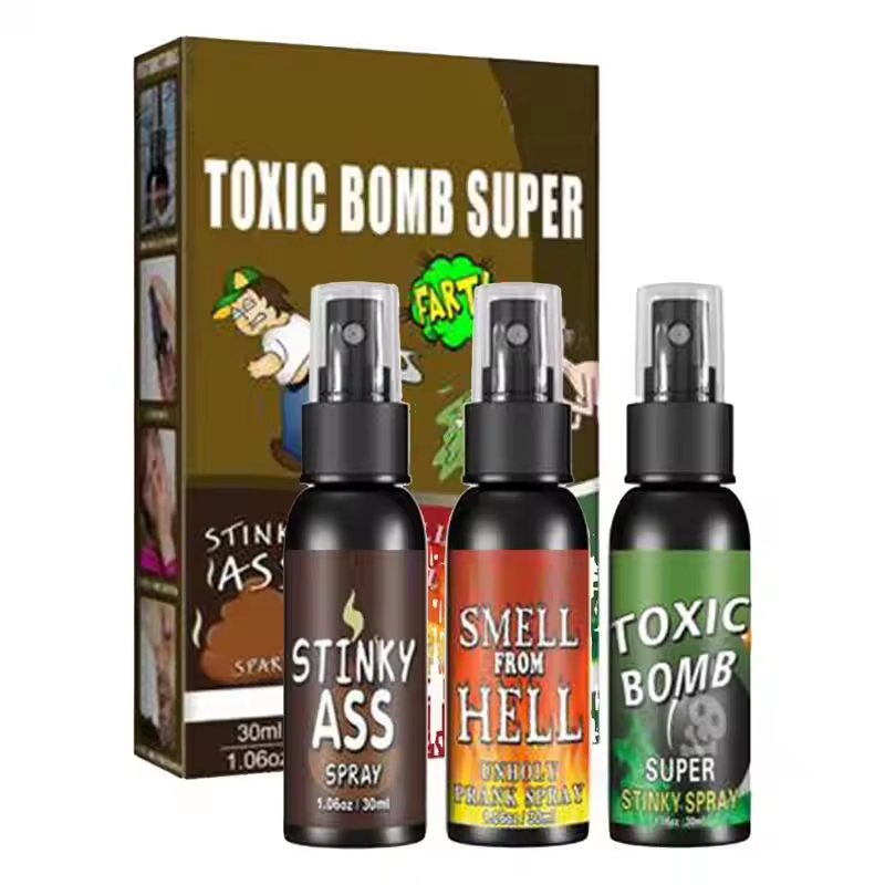 Party Games Bomb - 3pcs/set 30ml Semprotan Kentut Cair Tidak