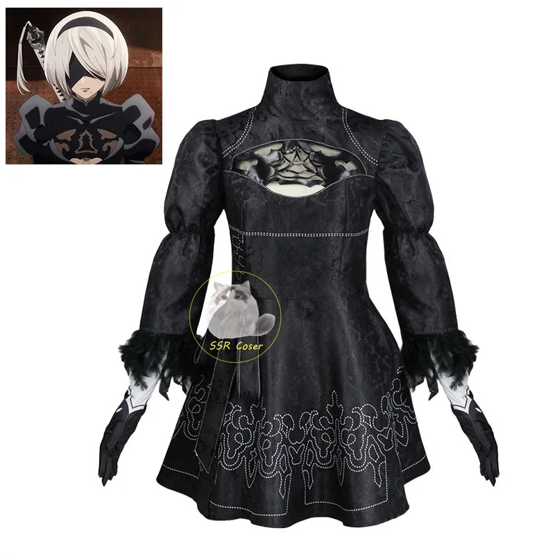 Party Games Youtube - Kostum Cosplay Nier Automata Yorha 2B