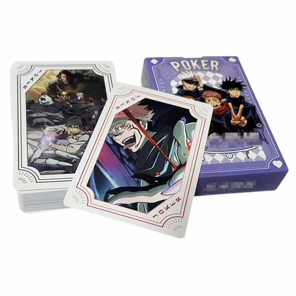 Party Games At Home - Jujitsu Kaisen Bermain Kartu Poker Permainan