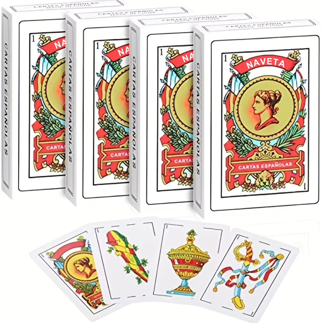 Party Games In Spanish - 1 Set Kartu Naipes Spanyol Asli