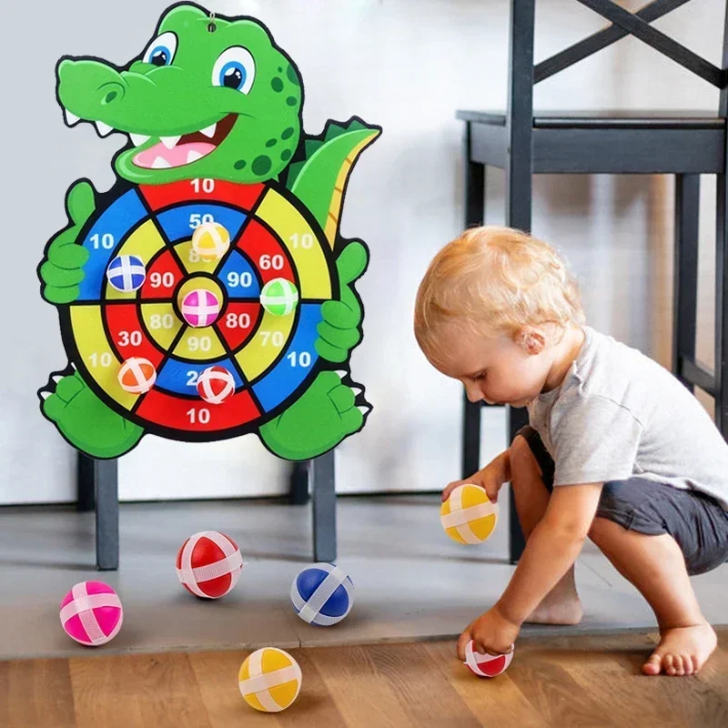 Party Games At Home - Permainan Edukasi Papan Dart Bola Lengket