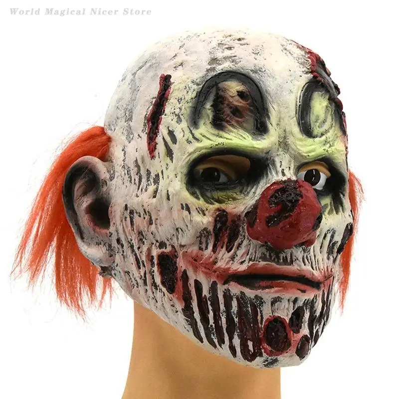 Zombie Party Games For Adults - Topeng Latex Tengkorak Zombie Horor Halloween