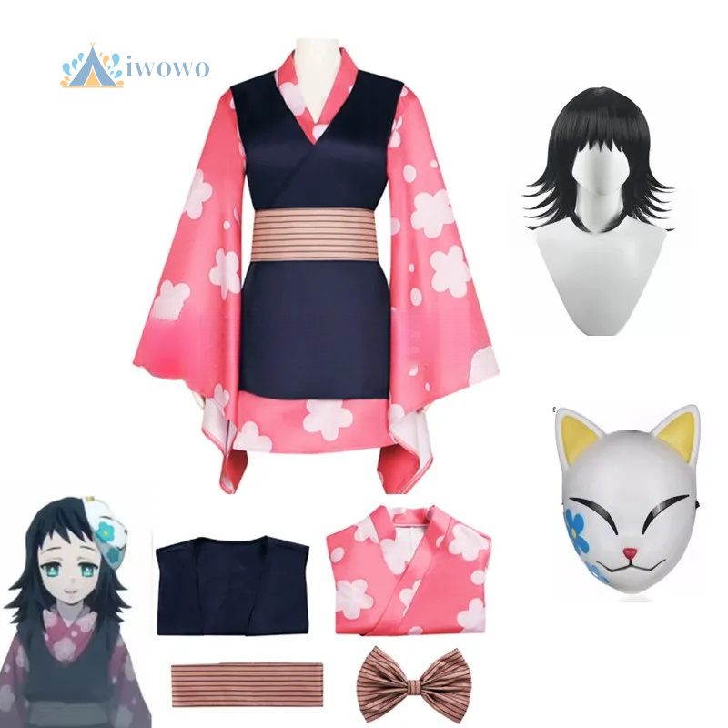 Party Games Girls - Kostum Cosplay Demon Slayer Makomo Seragam
