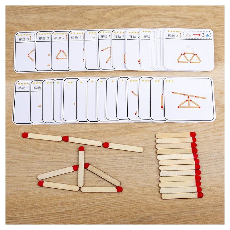 Party Games At Home - Montessori Pertandingan Teka-teki Permainan Kayu Mainan