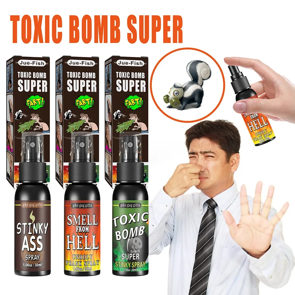 Party Games Bomb - Semprotan Kentut 30ml, Lelucon, Permainan, Plastik,