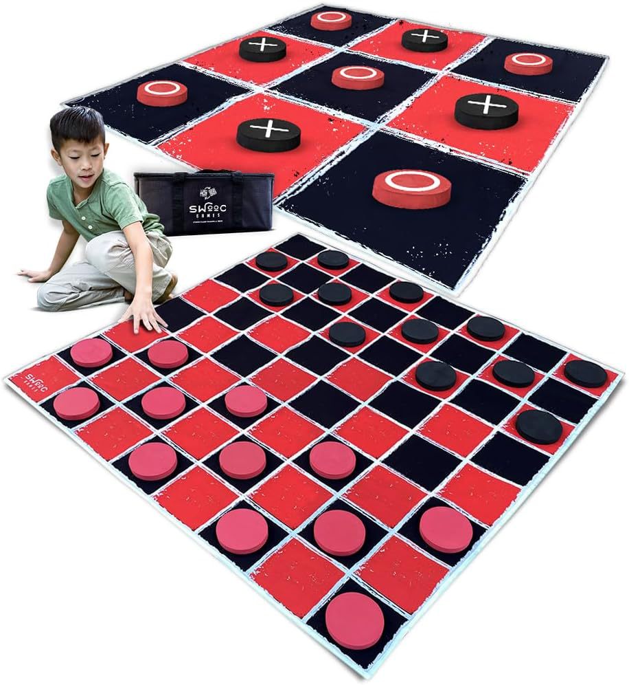 Set Permainan Catur & Tic Tac  - Tic Tac Toe Giant ulasan dan harga