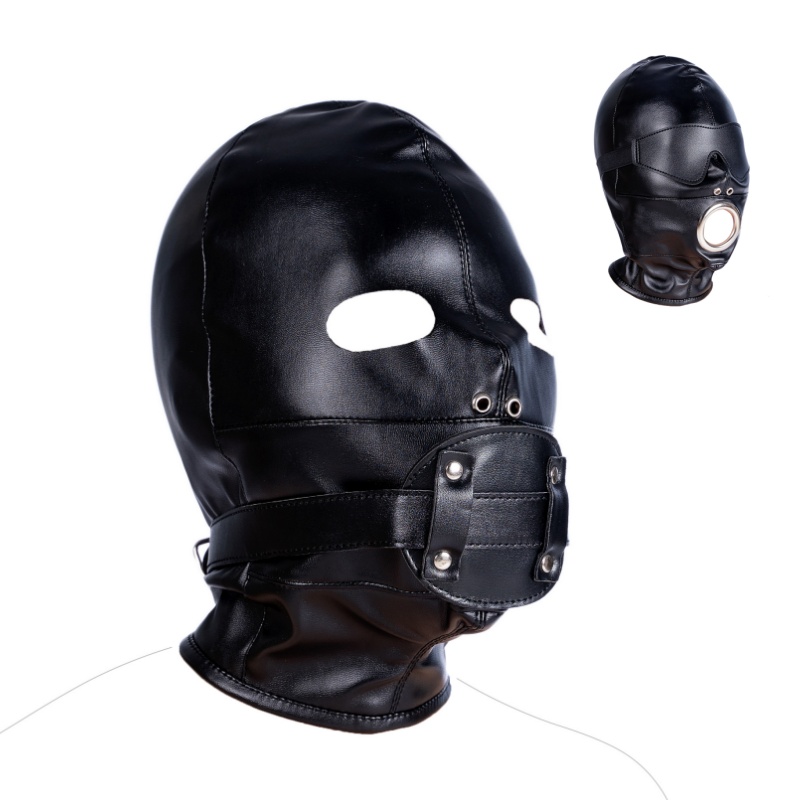 Masker Cosplay seksi Fetish PU - Party Games Mystery ulasan dan harga