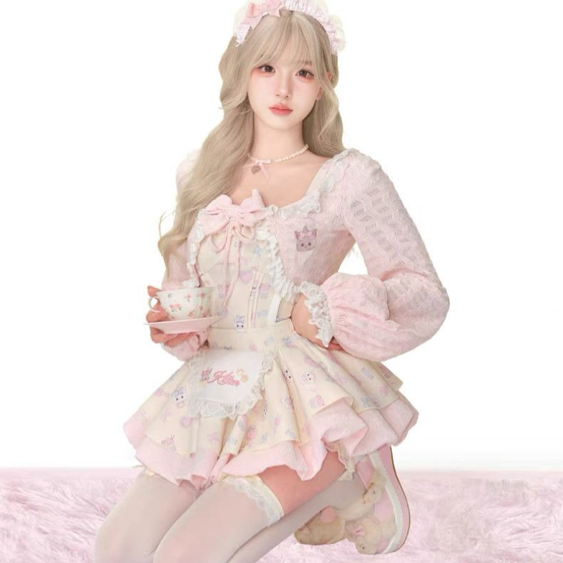 Set 3 Potong Gaya Lolita Manis - Party Games Mini ulasan dan harga