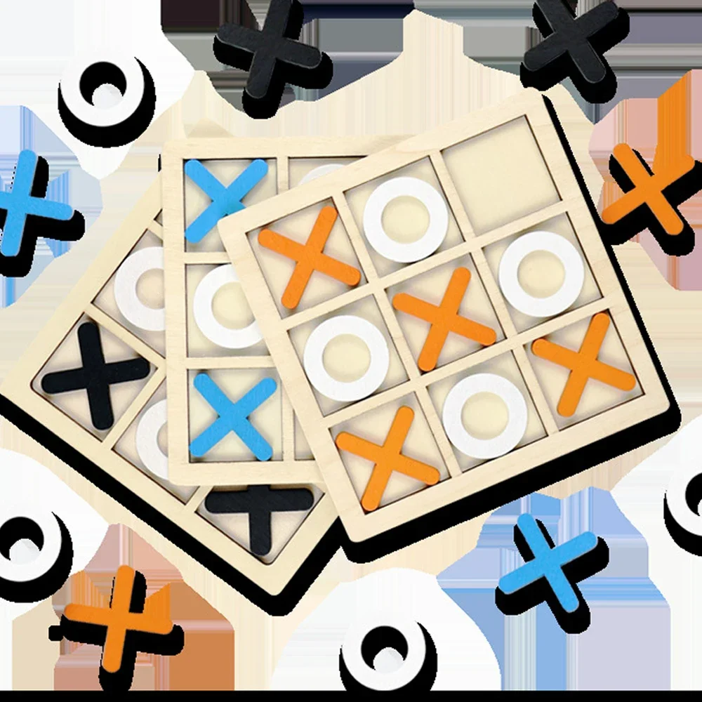 Kayu XO Tic Tac Toe Game Mini  - Party Games At Home ulasan dan harga