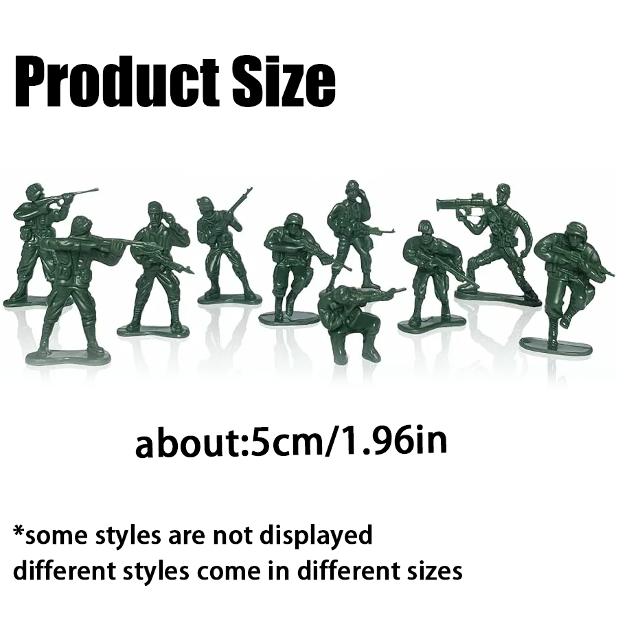 13/36/72 Buah Model Tentara Mi - Party Games Mini ulasan dan harga