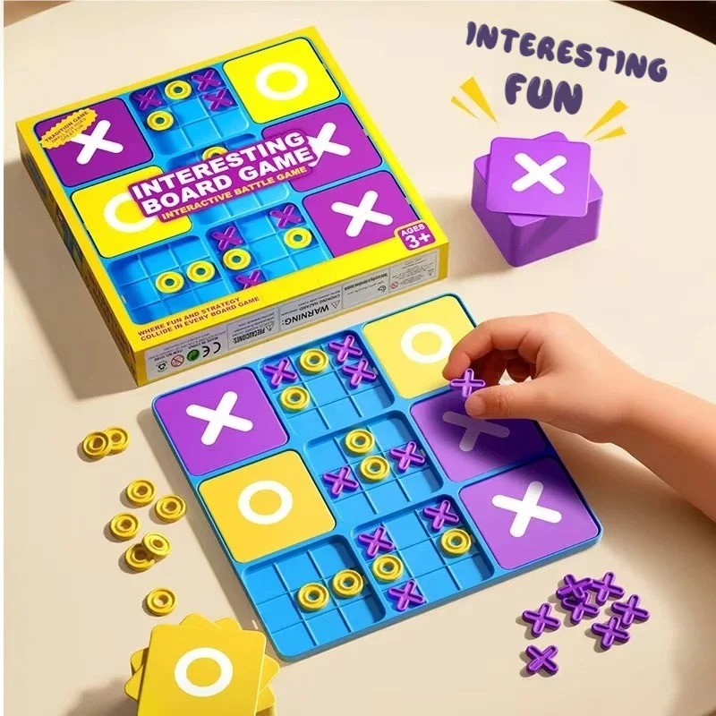 Permainan Papan Tic-Tac-Toe Ba - Party Games At Home ulasan dan harga