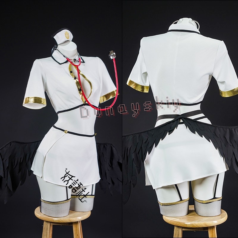 OVERLORD Albedo Kostum Cosplay - Party Games Mini ulasan dan harga