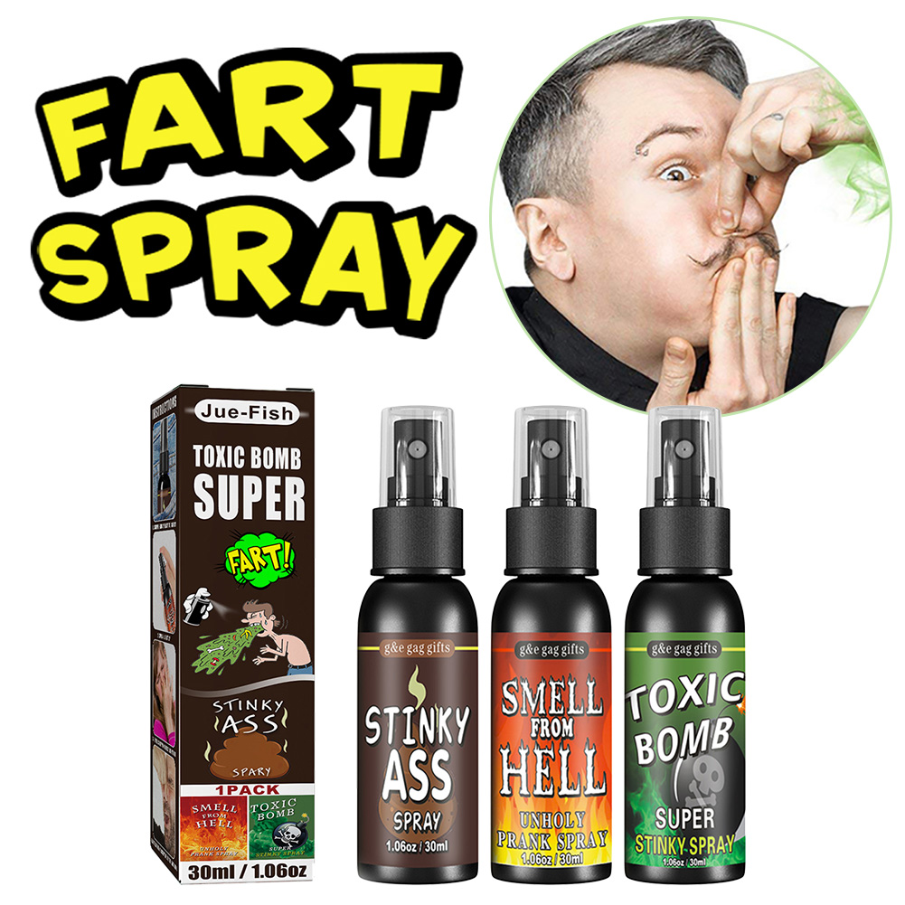 3pcs/set 30ml Semprotan Kentut - Party Games Bomb ulasan dan harga