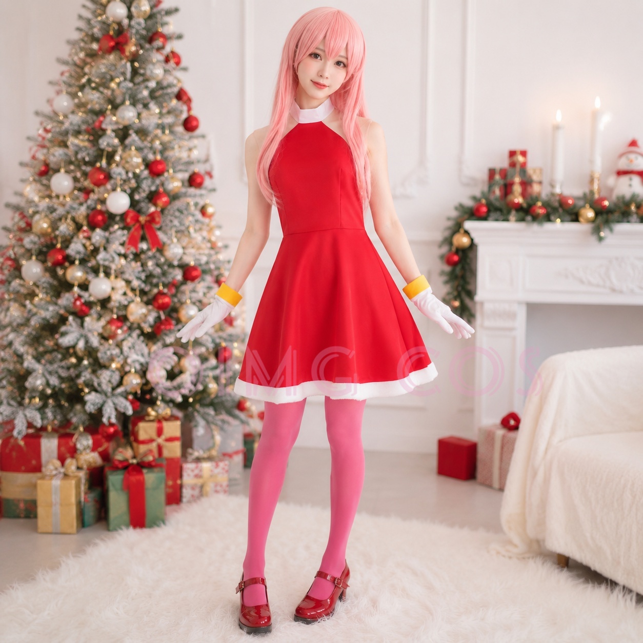 Kostum Cosplay Amy Rose Seraga - Party Games Kit ulasan dan harga