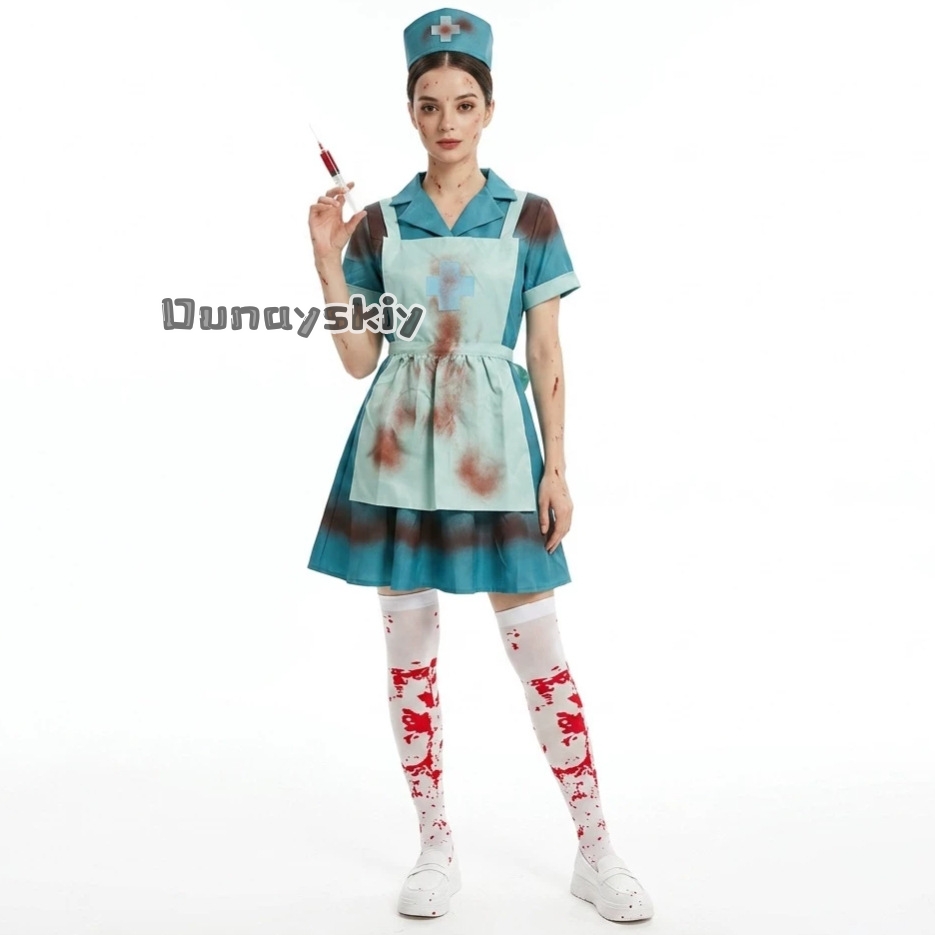 ‌ ‌ Kostum Halloween Cosplay D - Zombie Party Games For Adults ulasan dan harga