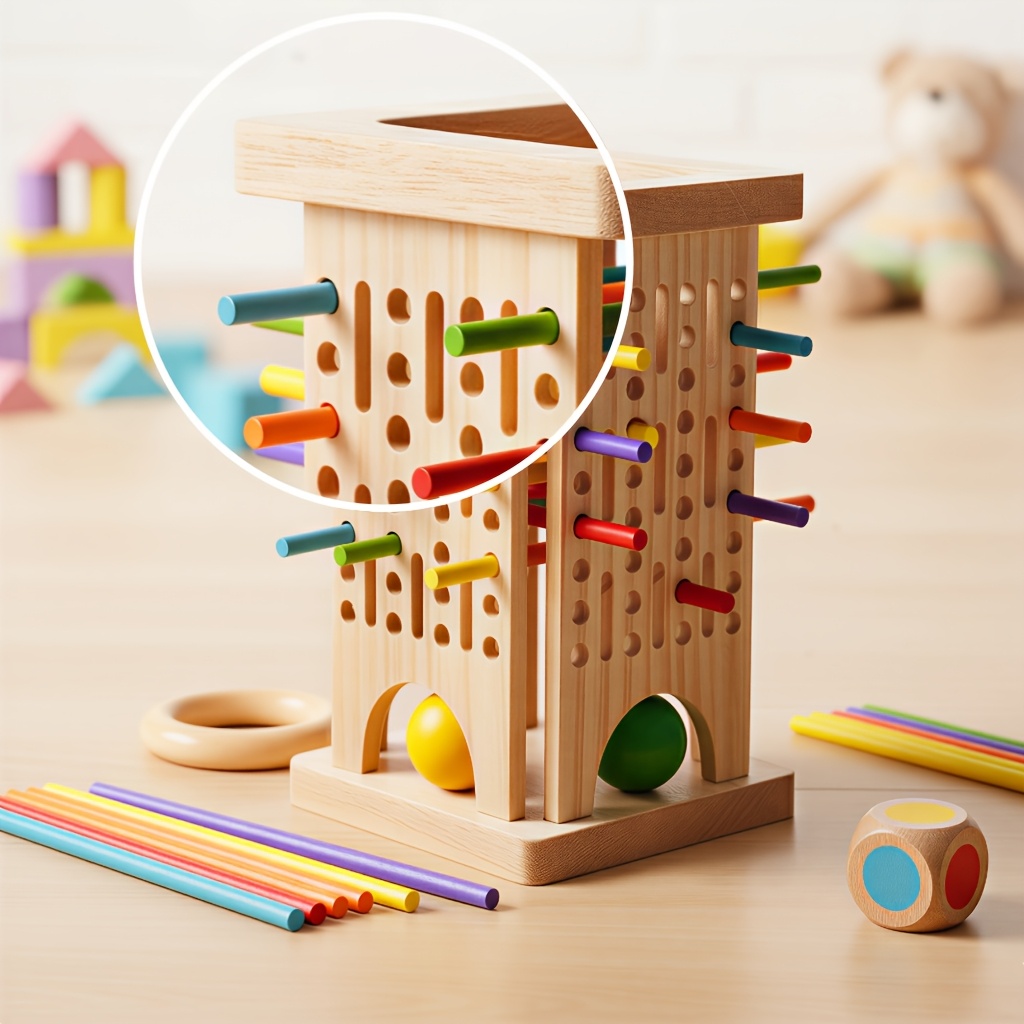 Permainan Papan Kayu Montessor - Party Games At Home ulasan dan harga