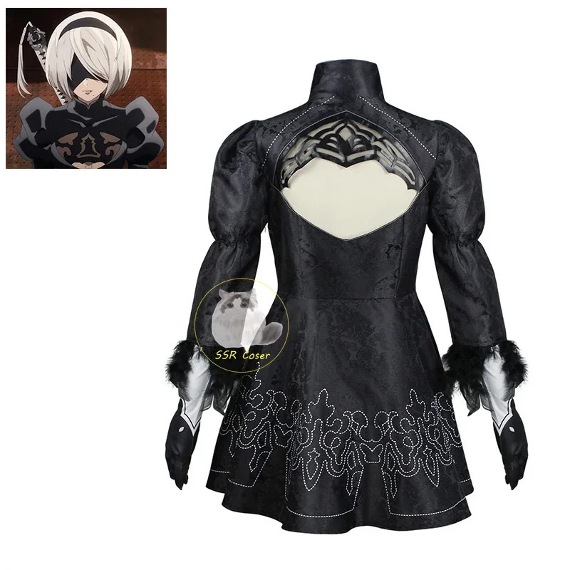 Kostum Cosplay Nier Automata Y - Party Games Youtube ulasan dan harga