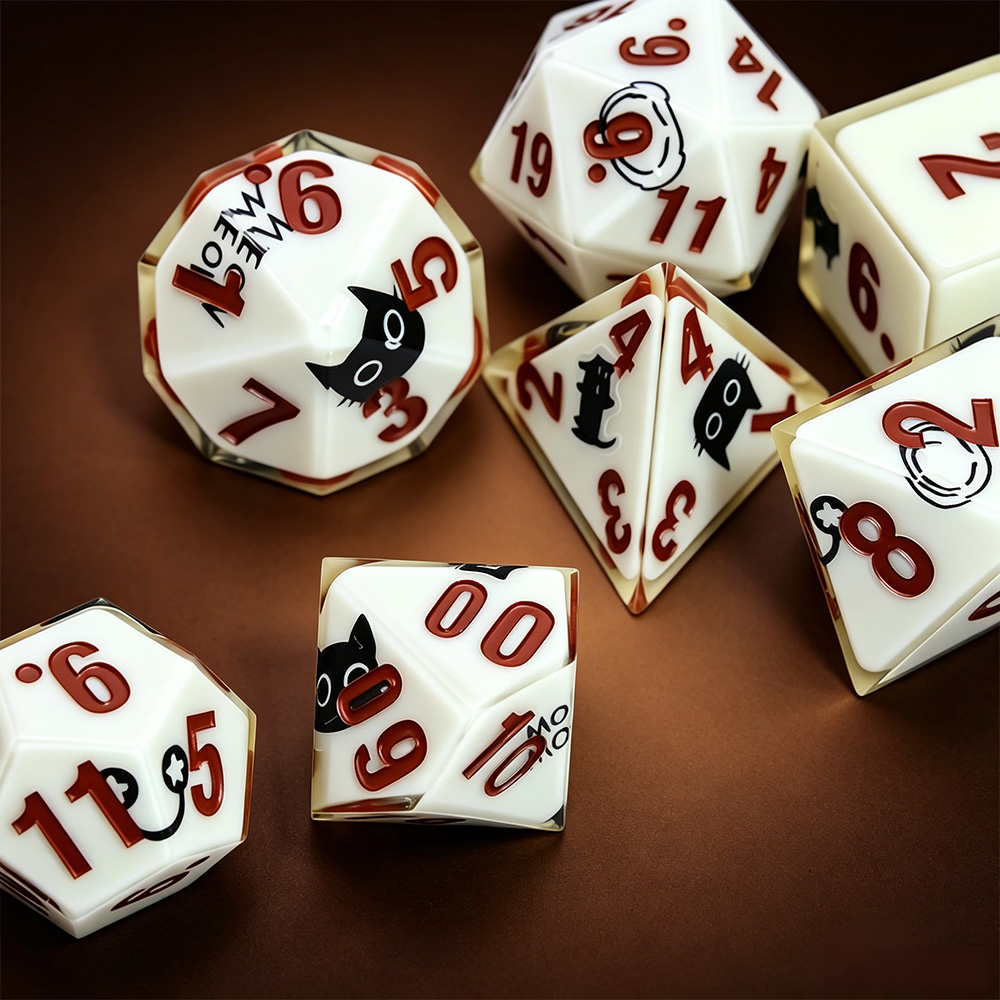 7 Buah Set Dadu Polihedral Kuc - Party Games Night ulasan dan harga