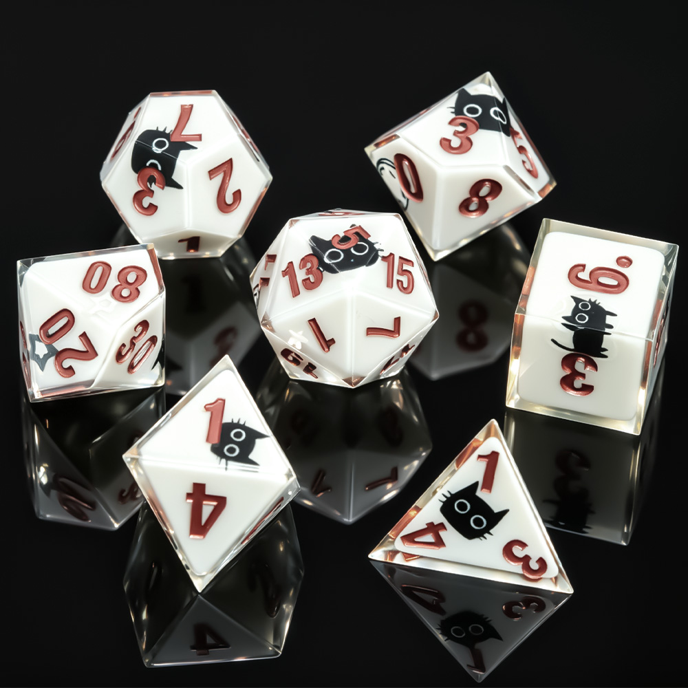 7 Buah Set Dadu Polihedral Kuc - Party Games Night ulasan dan harga