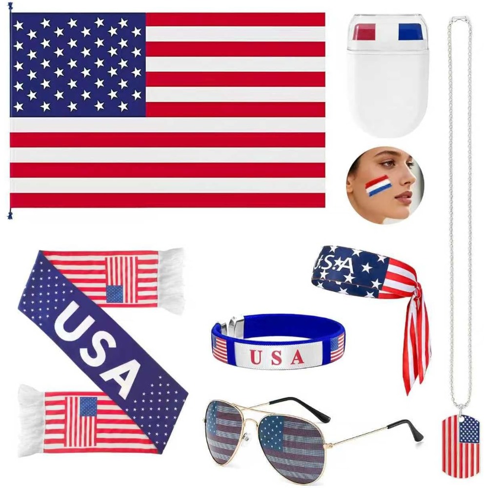 Set Perlengkapan Suporter Patr - Party Games Usa ulasan dan harga