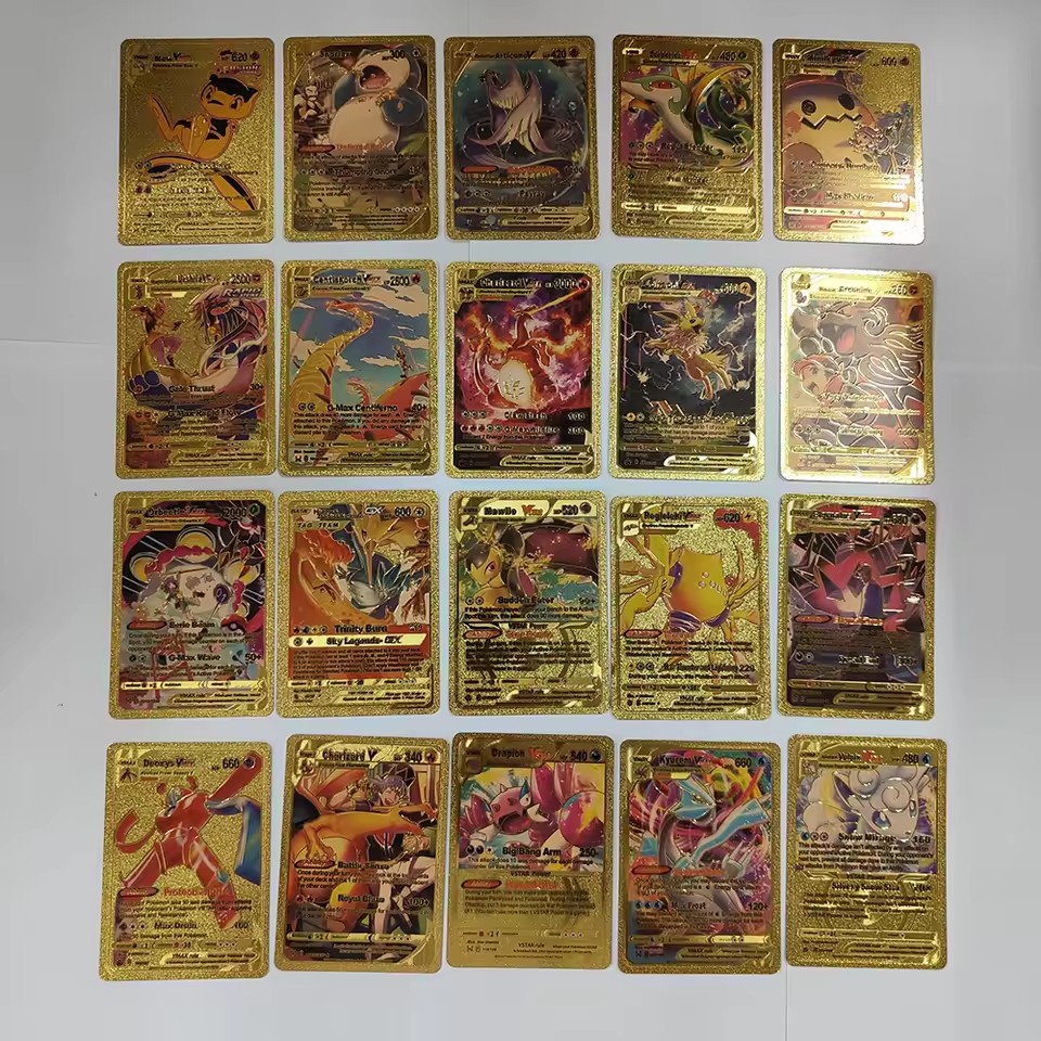 55PCS Kartu Pokémon Baru Vmax  - Party Games In Spanish ulasan dan harga
