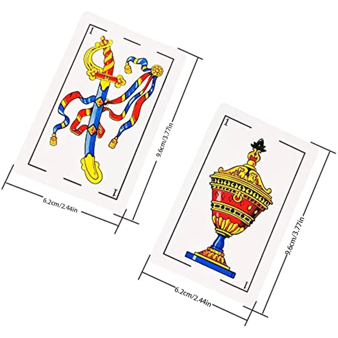 1 Set Kartu Naipes Spanyol Asl - Party Games In Spanish ulasan dan harga