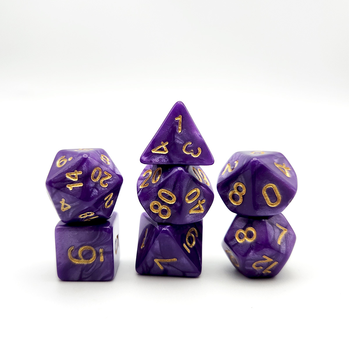 Set Dadu 7 Buah dengan Tekstur - Party Games Mystery ulasan dan harga