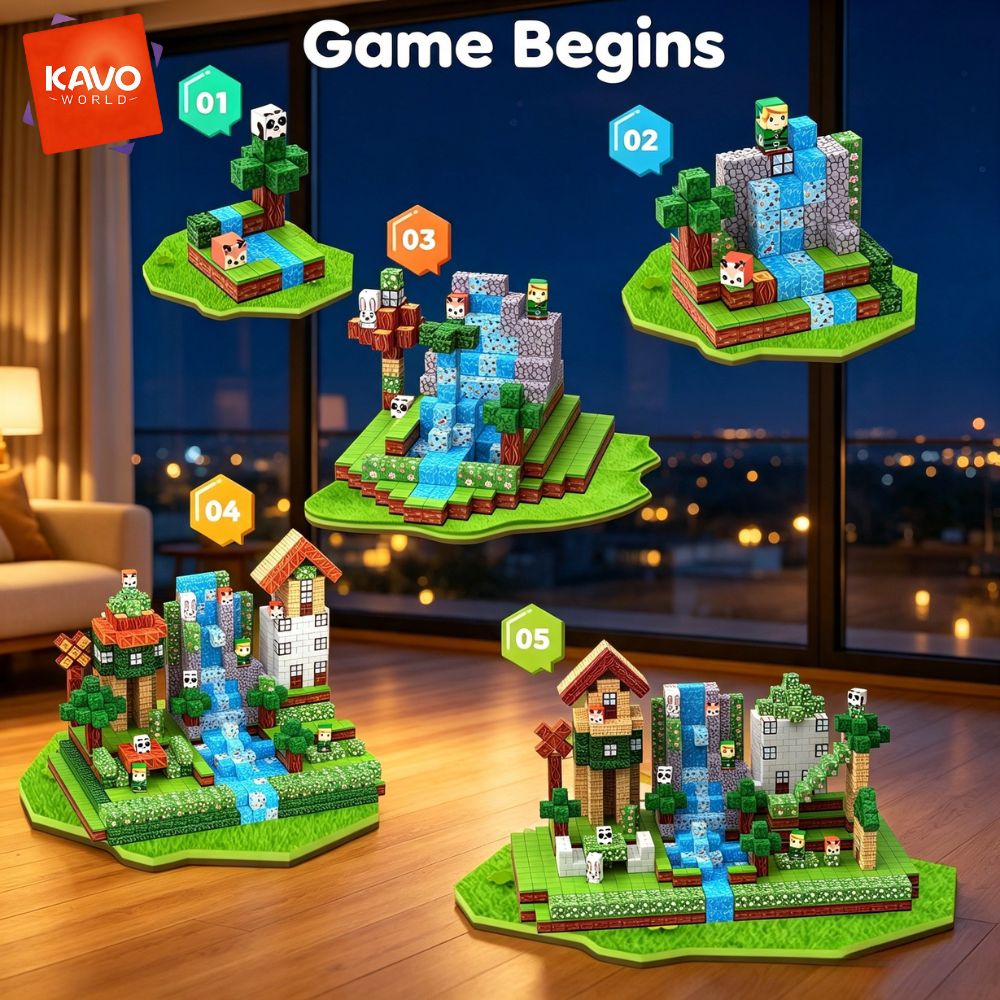 KAVOWORLD 150pcs Blok Bangunan - Party Games Easy Kids ulasan dan harga