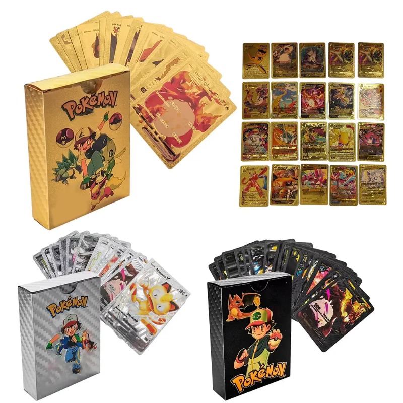 55PCS Kartu Pokemon Vmax GX Ko - Party Games In Spanish ulasan dan harga